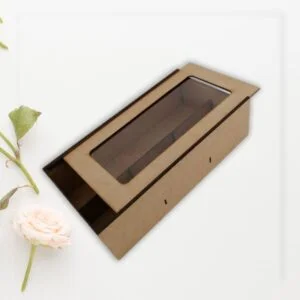 Caja para vino con ventana