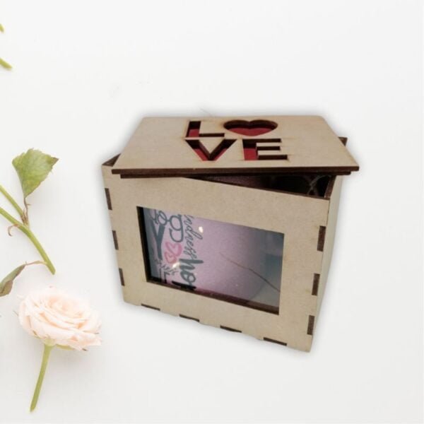 Caja de madera para taza