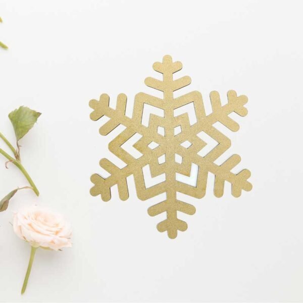 Copo de nieve para árbol navideño