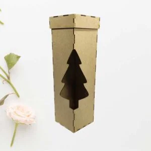 Portabotella con detalle navideño
