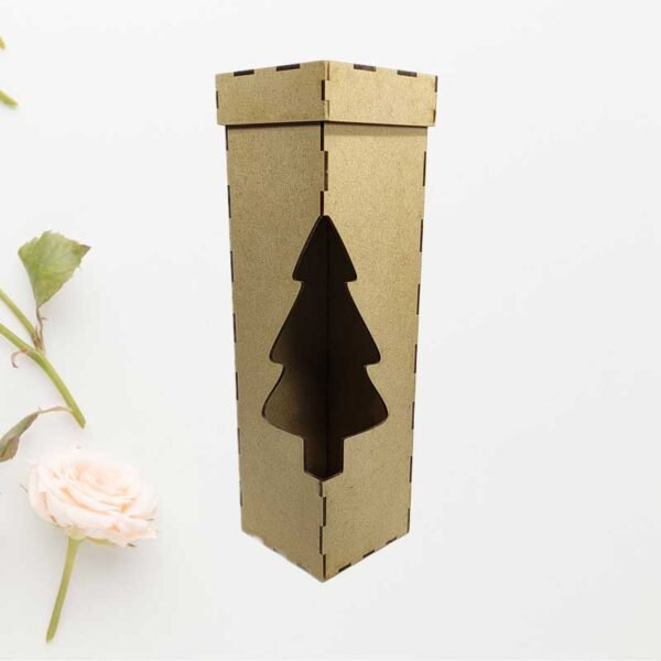 Portabotella con detalle navideño